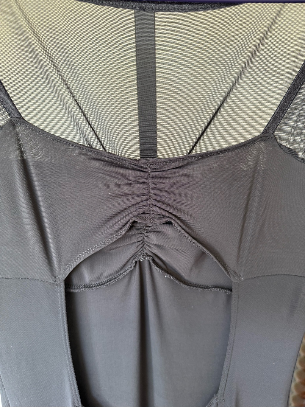 Vintage Y2k Mesh Sheer Fairy Whimsigoth Witchy Grunge Black Maxi Dress Size M — image 6 of 8